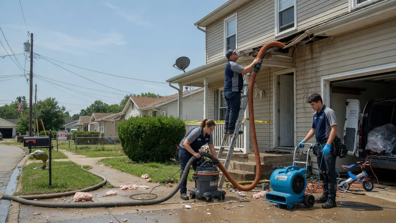 Water Damage Restoration in Lancaster, KS near me